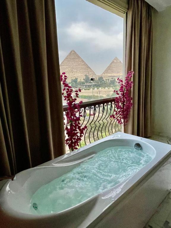 Unique Pyramids Boutique Inn Kafrat al Jabal ภายนอก รูปภาพ